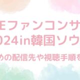 RIIZEファンコンサート2024inソウルはどこで配信？おすすめの視聴方法も